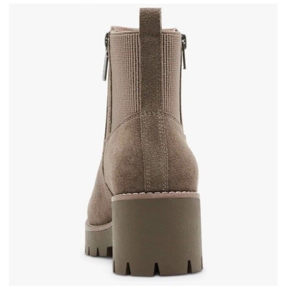 Blondo Damaris Ankle Boot Waterproof Suede Leather Boots Women’s Size 7.5 Taupe - Picture 7 of 12